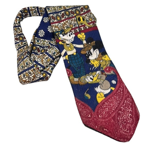 Disney Mickey Unlimited golf Tie‎ Mickey Donald